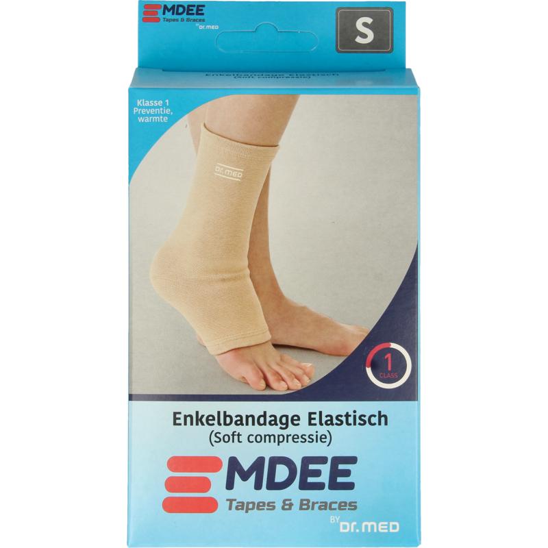Emdee Elastic Support Enkel Maat S Huidskleur