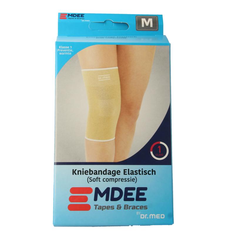 Emdee Elastic Support Knie Maat M Huidskleur