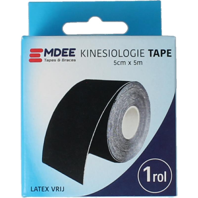 Emdee Kinesio Tape Zwart Non Cut 5M X 5Cm