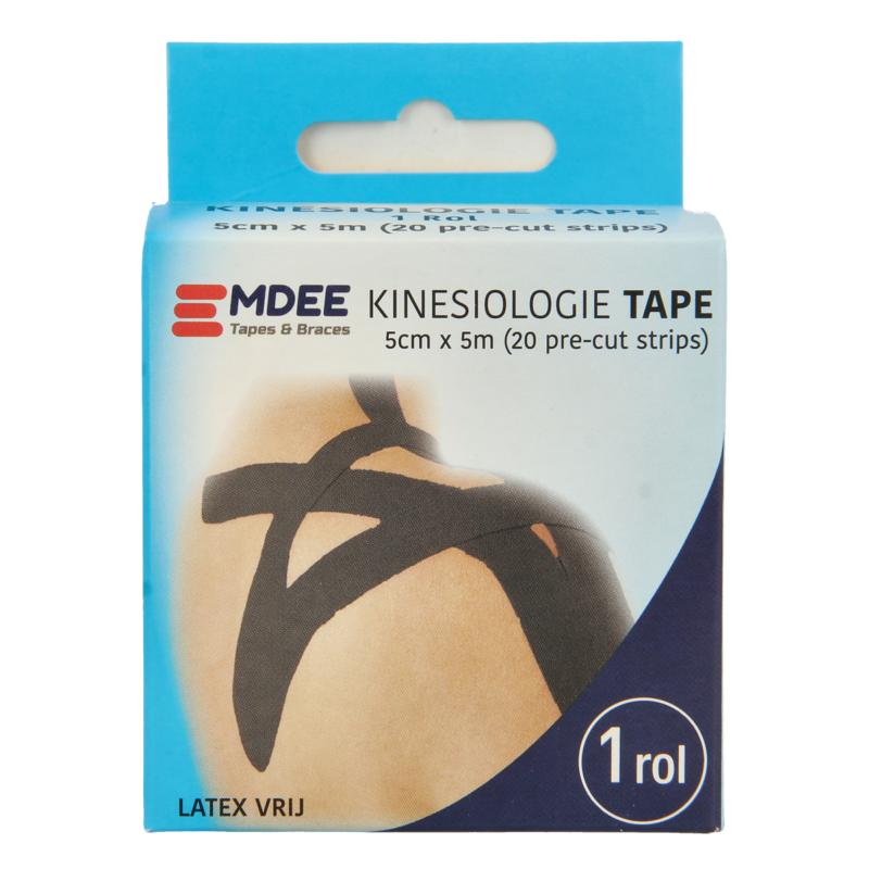 Emdee Kinesio Tape Zwart Pre Cut