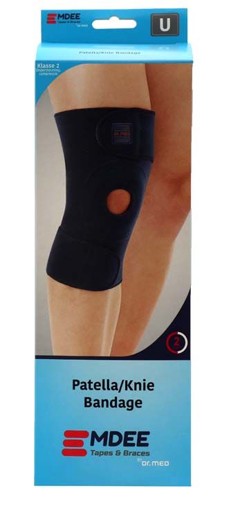 Emdee Knieband Met Stabilizers Blauw