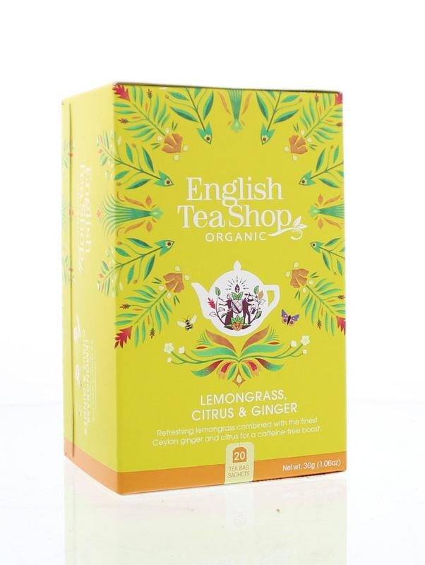 English Tea Shop Lemongrass Ginger Citrus Bio