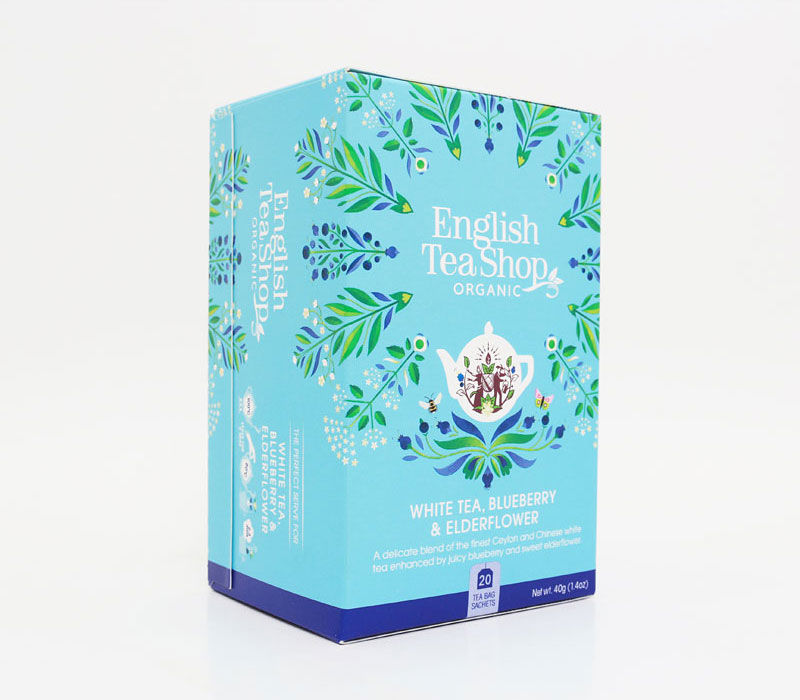 English Tea Shop White Tea Blueberry & Elderflower Bio