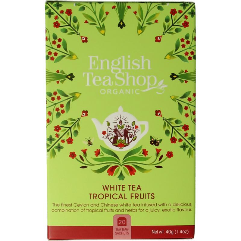 English Tea Shop White Tea Tropical Fruits Bio