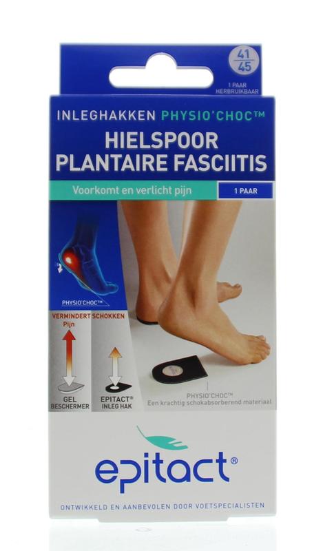 Epitact Hielspoor Inleghakken Met Physio Choc Maat 4145