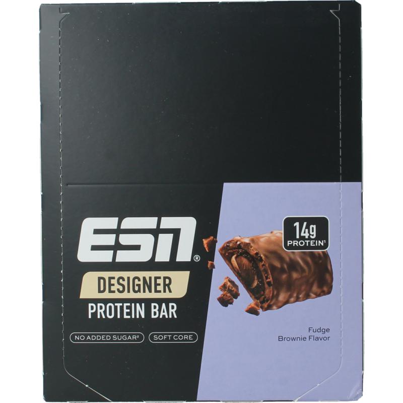 Esn Fudge Brownie Bar 45G