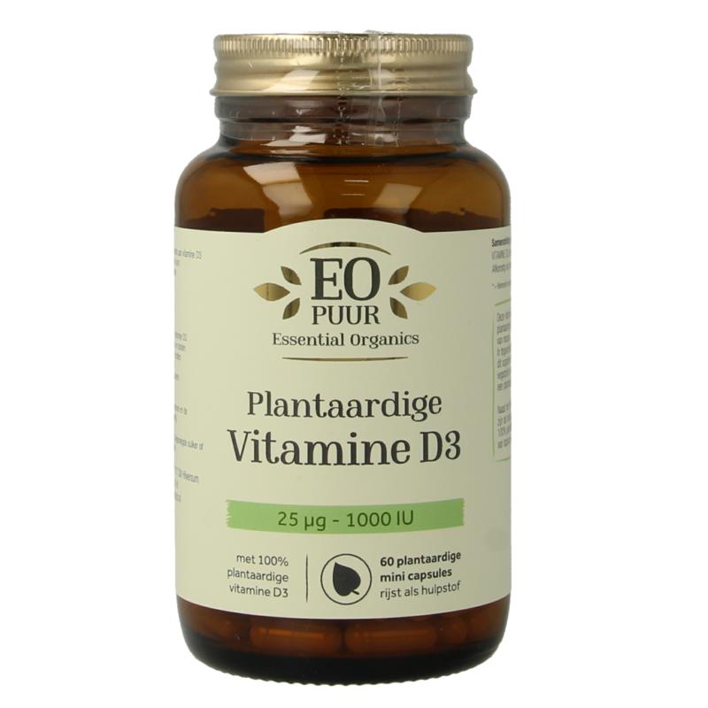 Essential Organics Puur D3 Plantaardig 25 Mcg