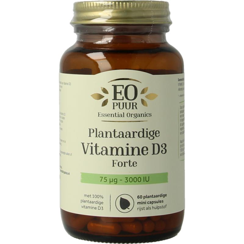 Essential Organics Puur D3 Plantaardige 75 Mcg