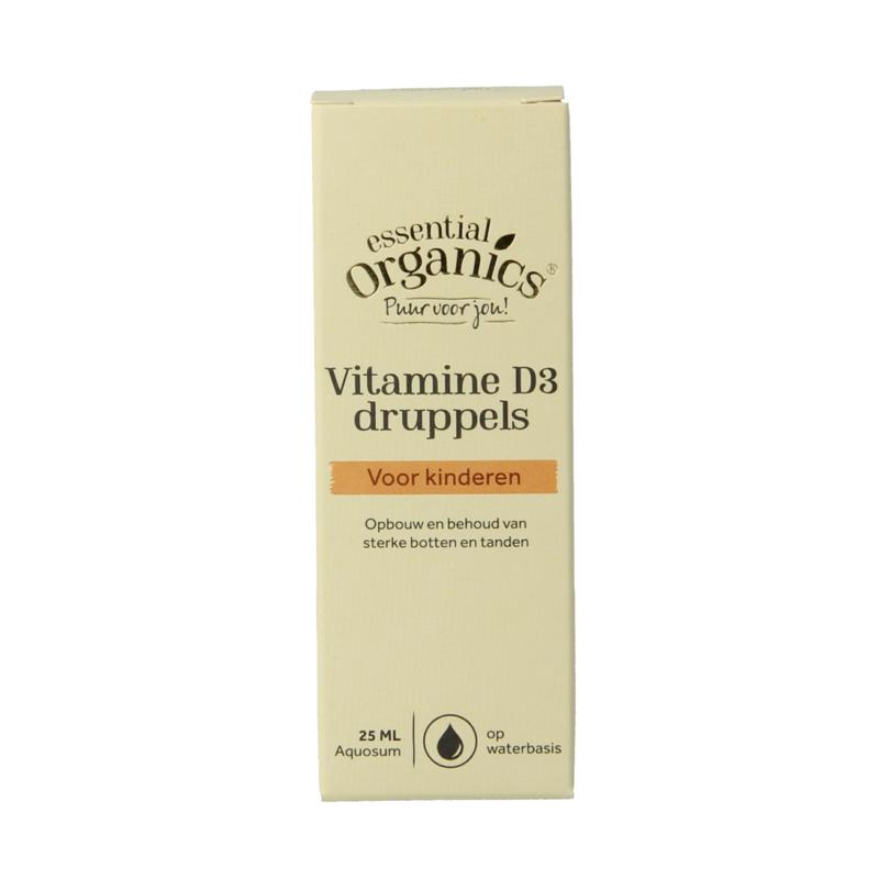Essential Organics Puur Vitamine D3 Druppels