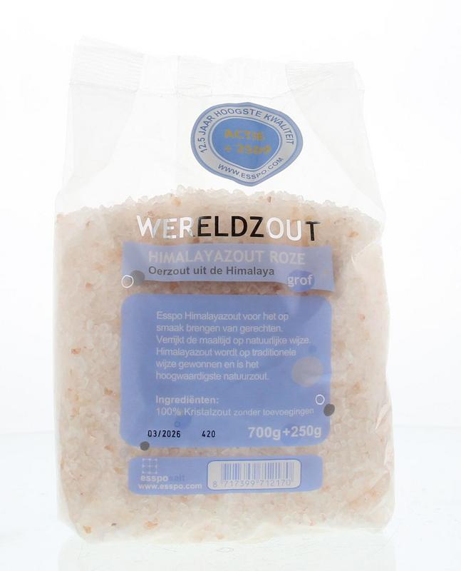 Esspo Himalayazout Roze Grof 700Gr + 250Gr