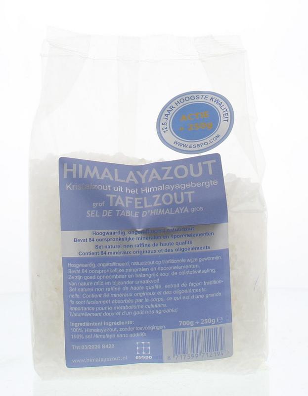 Esspo Himalayazout Wit Grof 700 + 250 Gram Actie