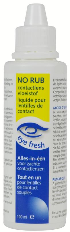 Eyefresh No Rub Alles-In-1 Vloeistof Zachte Lenzen