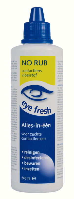 Eyefresh No Rub Alles-In-1 Vloeistof Zachte Lenzen