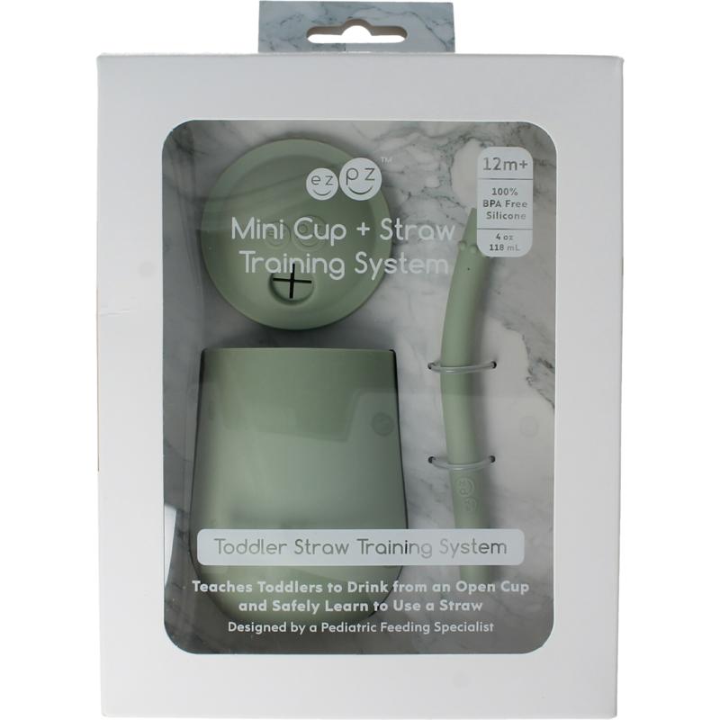 Ezpz Mini Cup Met Rietje Training System Sage