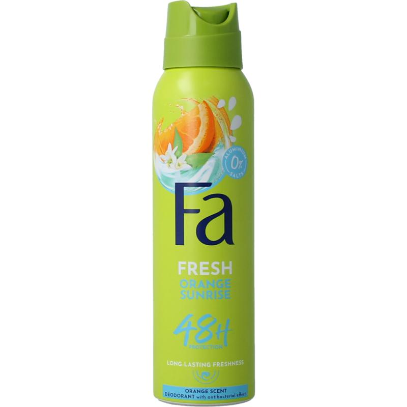 Fa Deodorant Spray Orange Sunrise