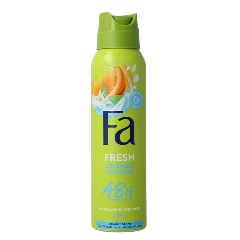 Fa Deodorant Spray Orange Sunrise