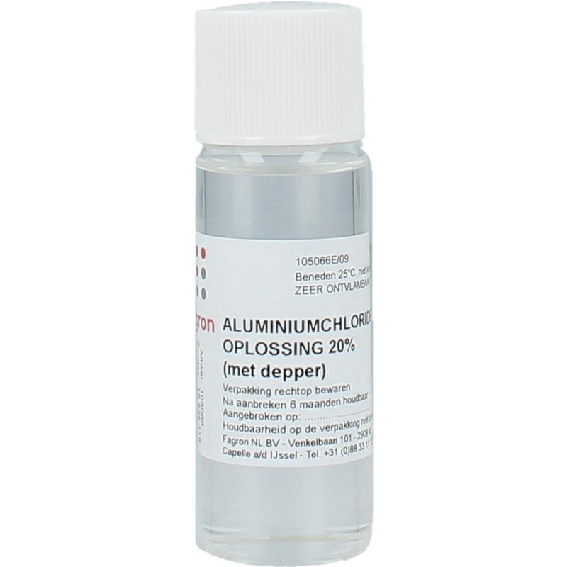 Fagron Aluminiumchloride Oplossing 20% Met Depper