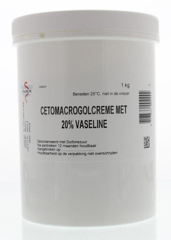 Fagron Cetomacrogol Creme 20% Vaseline
