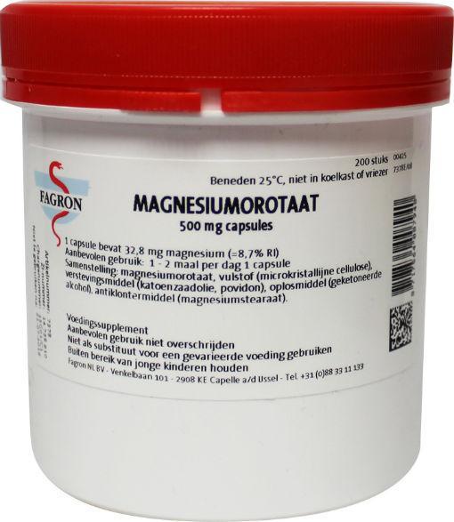 Fagron Magnesium Orotaat 500Mg