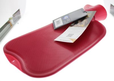 Fashy Kruik Warmwaterzak Cranberry Enkel Rib