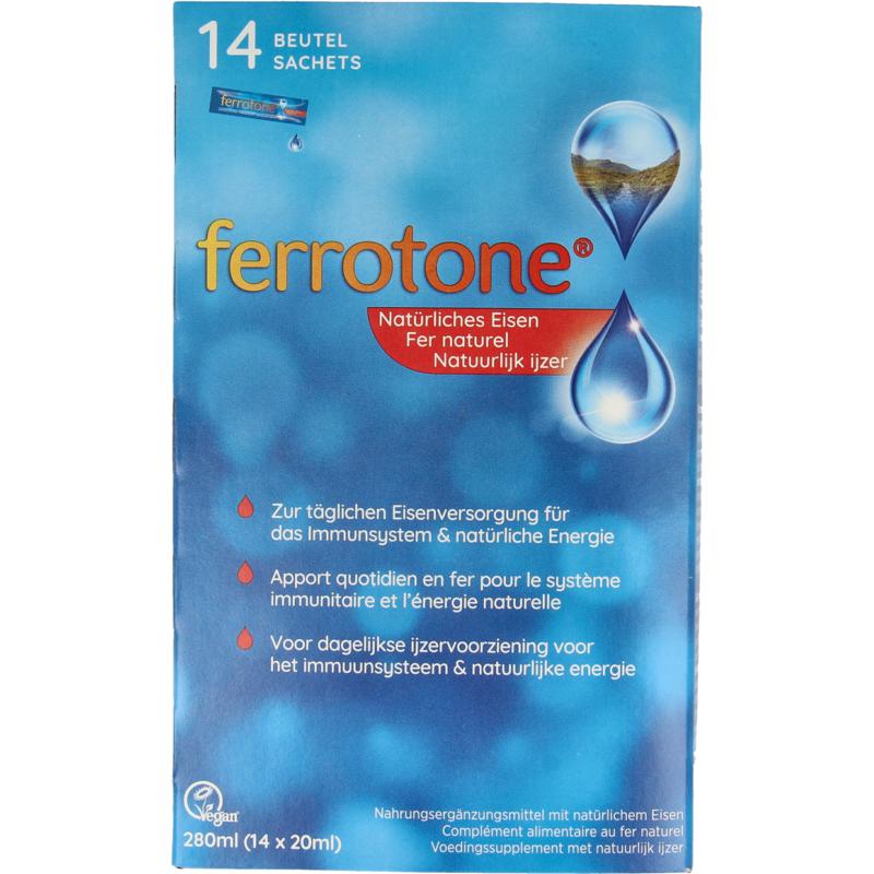Ferrotone Natuurlijk Ijzer 14 X 20Ml