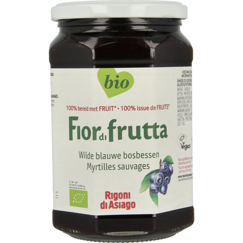 Fiordifrutta Wilde Blauwe Bosbessen Jam Bio