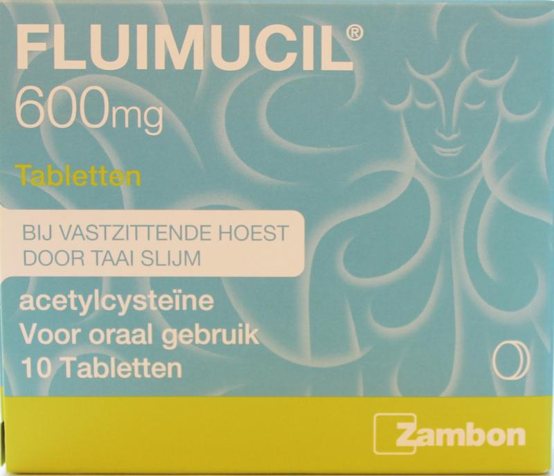 Fluimucil 600Mg Bruistabletten