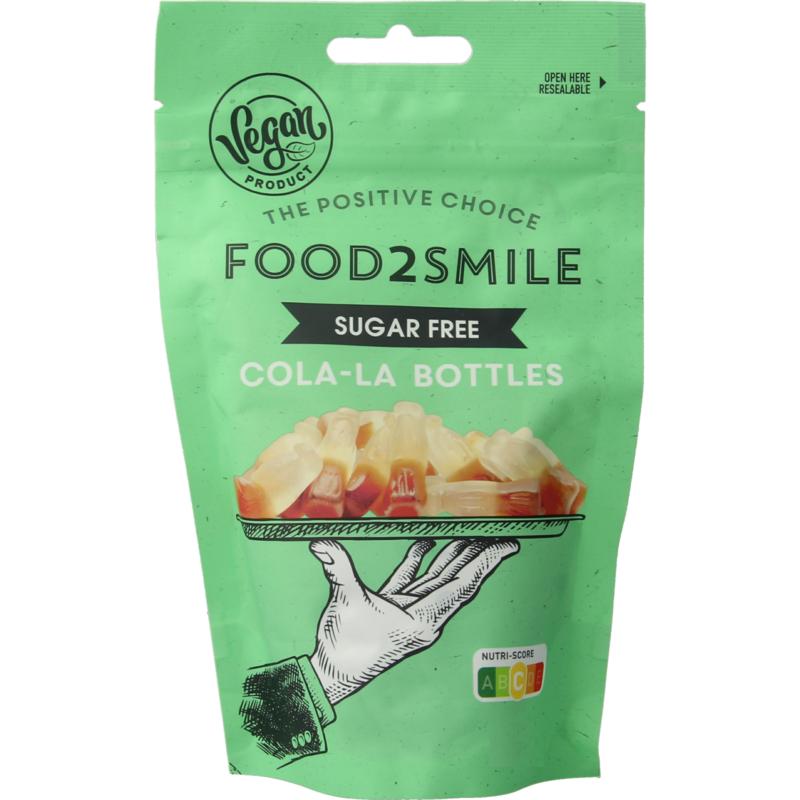 Food2smile Cola-La Bottles Suikervrij Lactosevrij