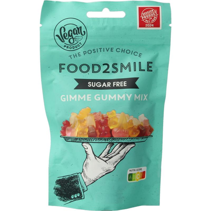 Food2smile Gimme Gummy Mix Suikervrij Lactosevrij