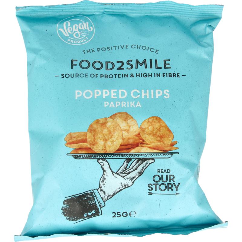 Food2smile Popped Chips Paprika