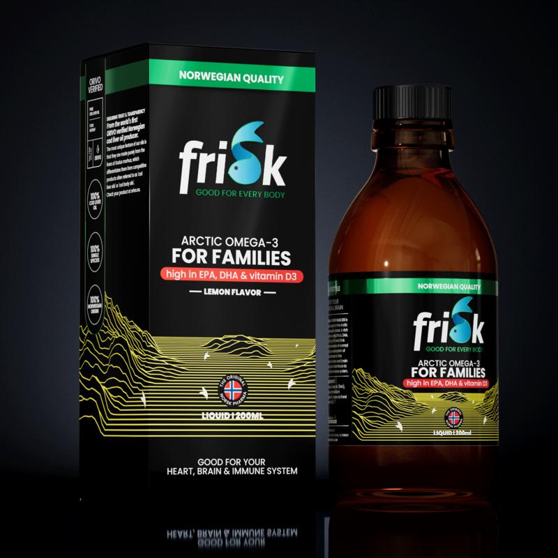 Frisk Omega 3 For Families Lemon