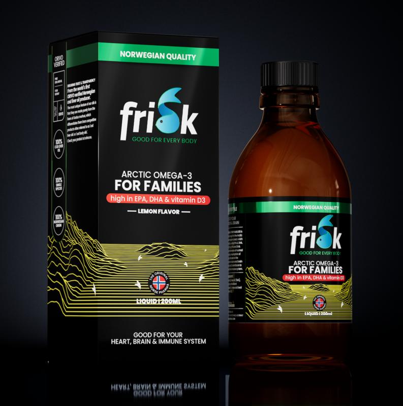 Frisk Omega 3 For Families Lemon