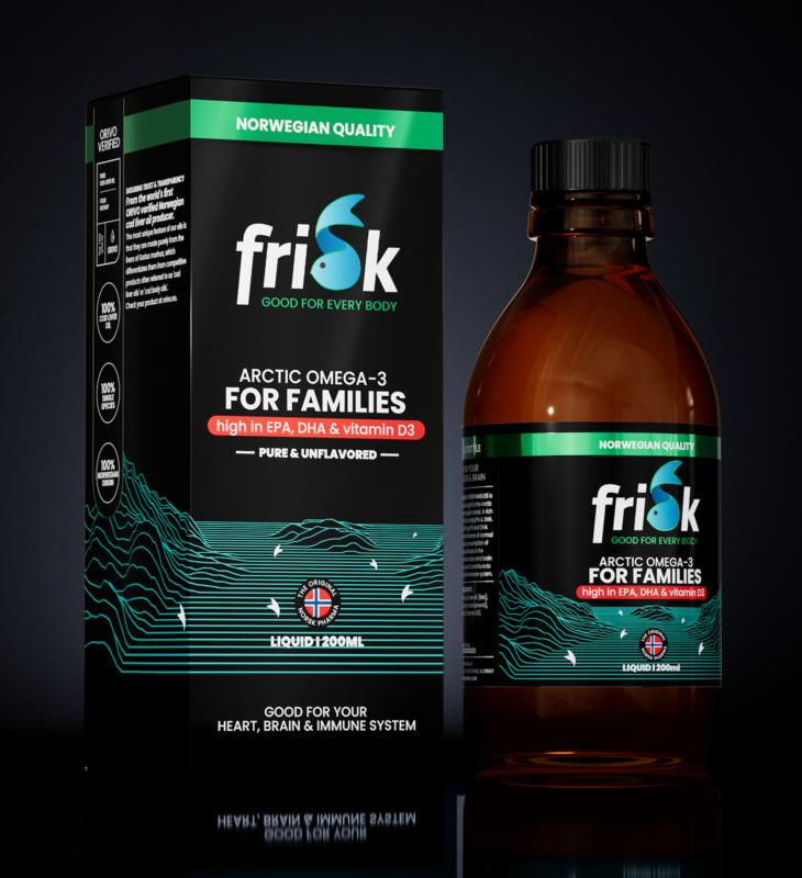 Frisk Omega 3 For Families Pure & Natural