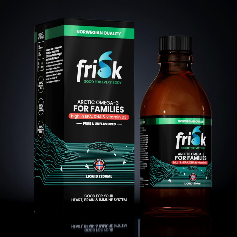 Frisk Omega 3 For Families Pure & Natural