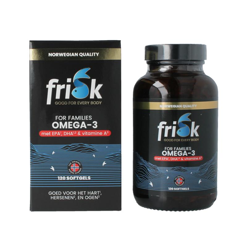 Frisk Omega 3 Gezin – Visolie Met Dha & D3