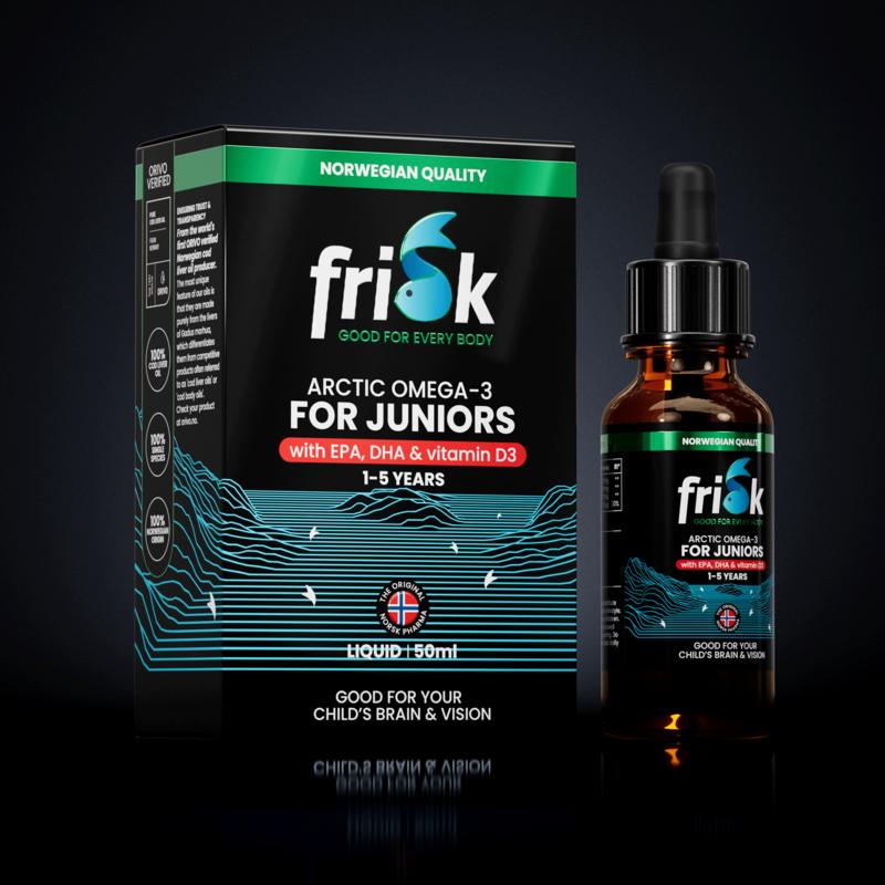 Frisk Omega 3 Kinderen – Visolie Met Dha & D3