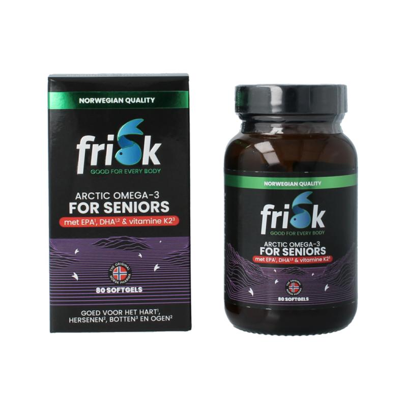 Frisk Omega 3 Senioren – Visolie Met K2, A & D3