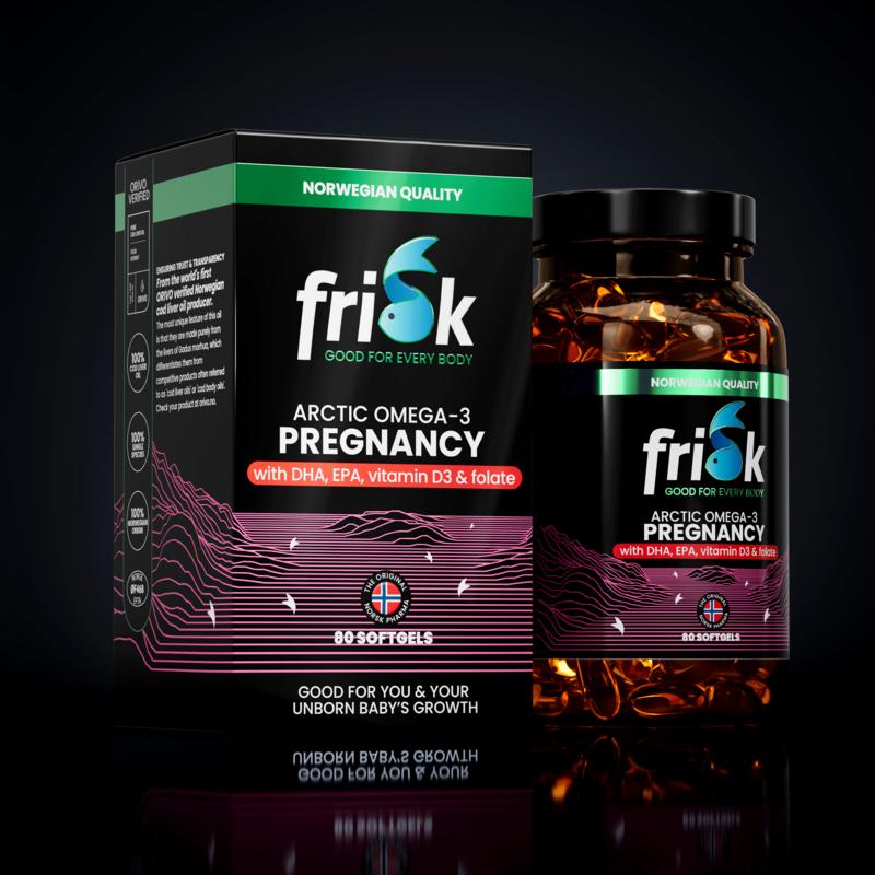 Frisk Omega 3 Zwangerschap – Dha & Folaat