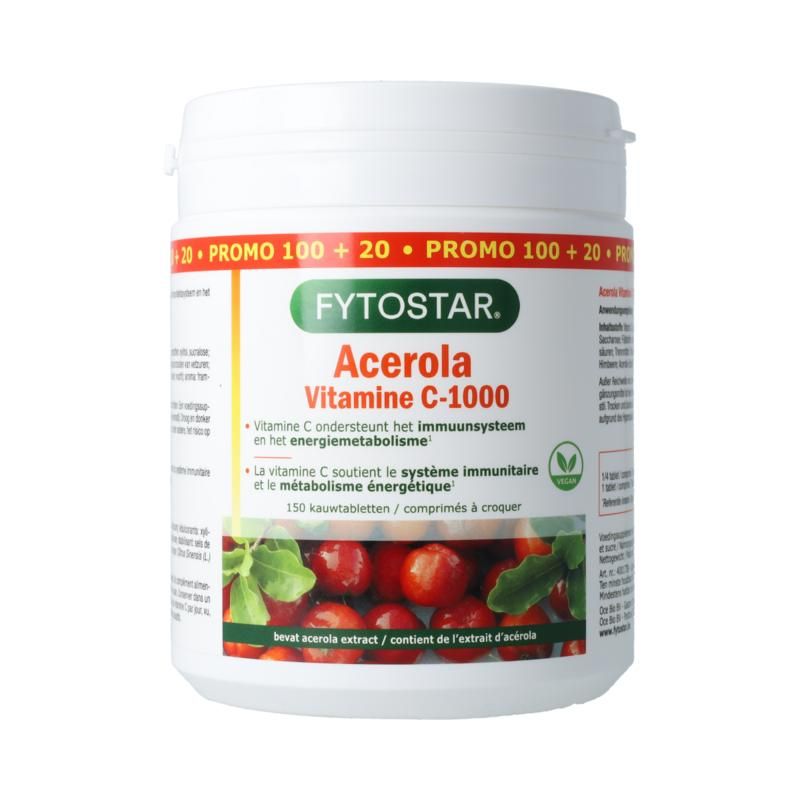 Fytostar Acerola Vitamine C 1000