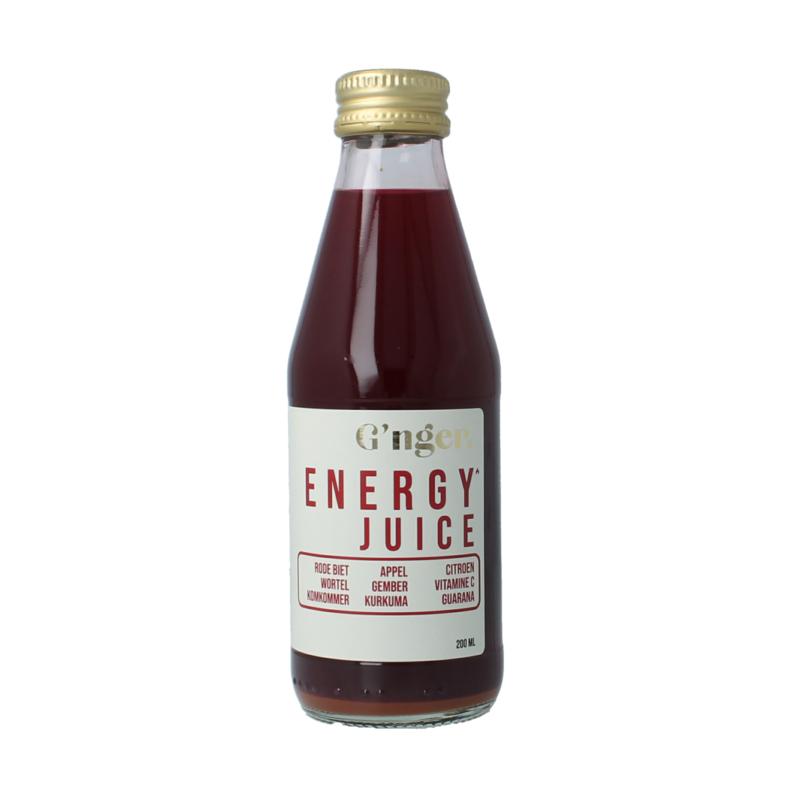 G'nger Energy Groentesap 75% Groente En Guarana
