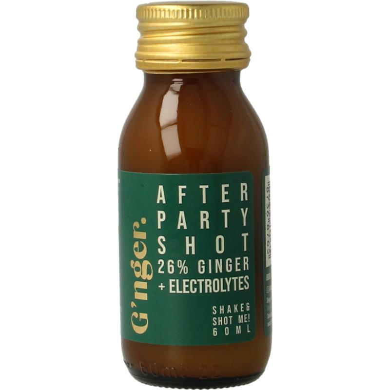 G'nger Shot Gember Vruchtensap After Party