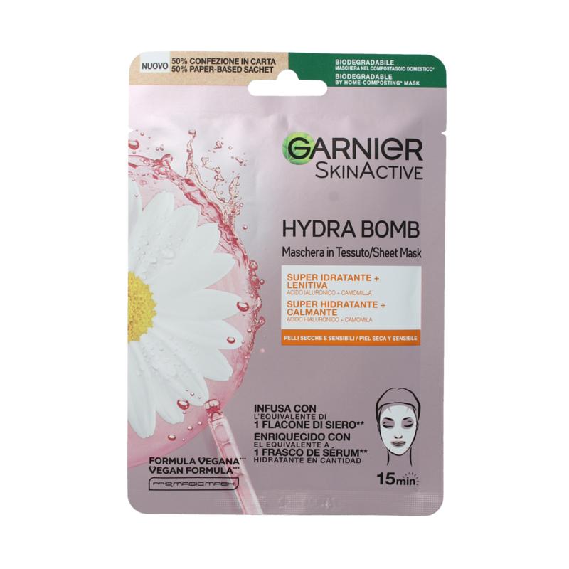 Garnier Skin Act Tissue Masker Kamille& Hyaluronzuur