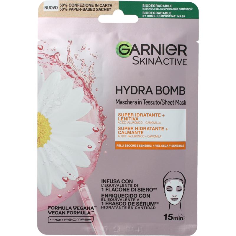 Garnier Skin Act Tissue Masker Kamille& Hyaluronzuur
