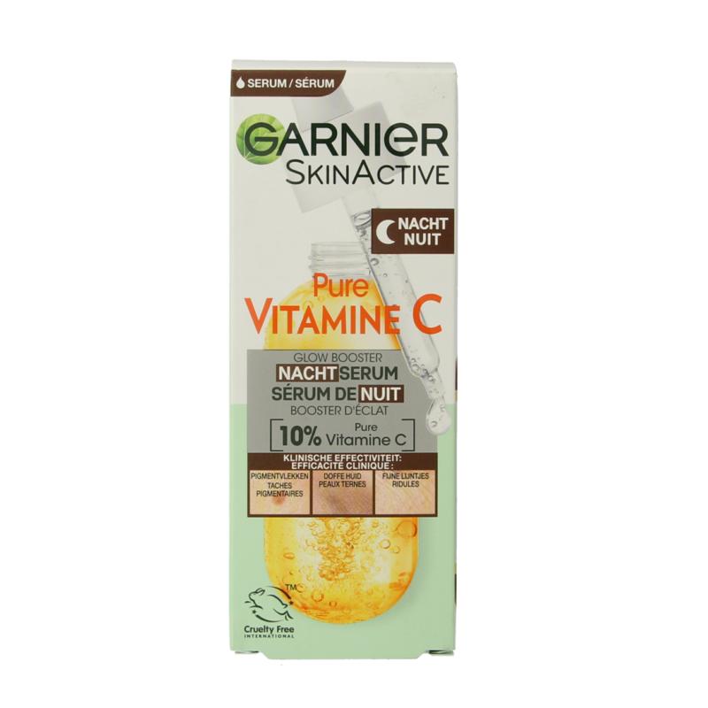 Garnier Skinactive Nachtserum Vitamine C Hyaluronzuur