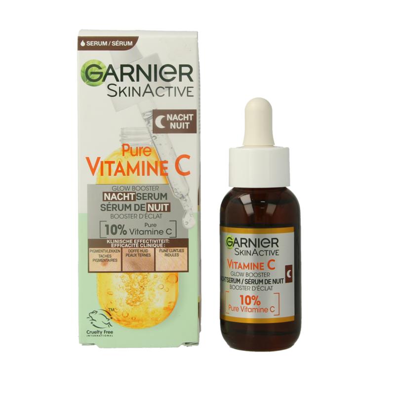 Garnier Skinactive Nachtserum Vitamine C Hyaluronzuur