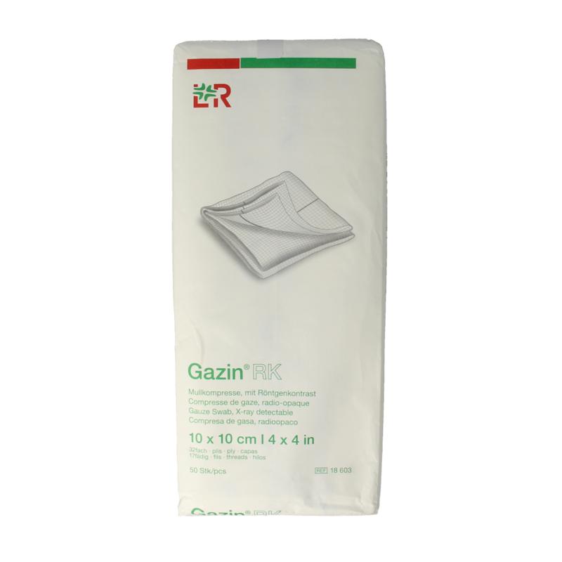 Gazin Gaaskompres 10 X 10 Niet Steriel 17Draads 32L