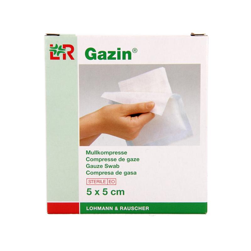Gazin Gaaskompres 5 X 5Cm Steriel 5 X 2