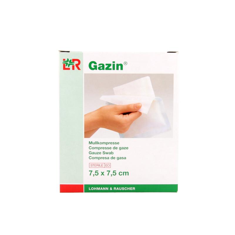 Gazin Gaaskompres 7.5 X 7.5 Steriel 5 X 2