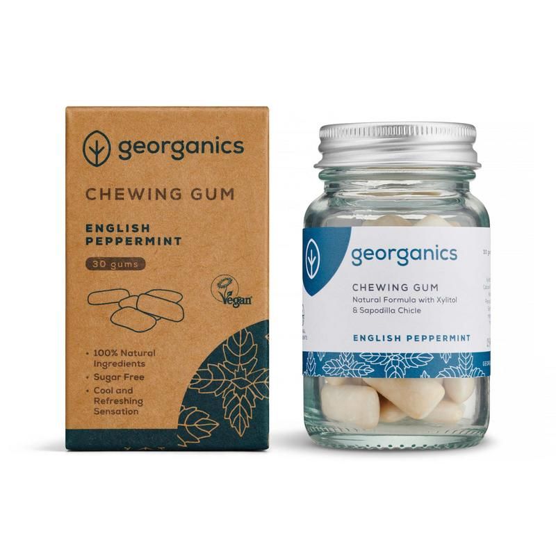 Georganics Chewing Gum English Peppermint