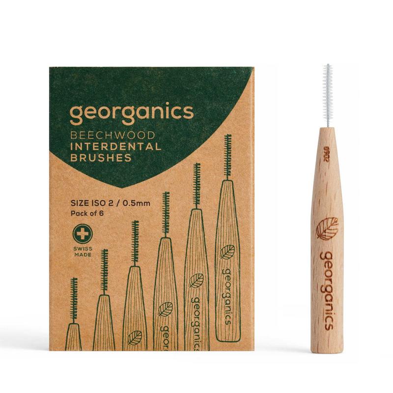 Georganics Interdental Brush Iso-2 Beechwood